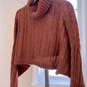 Cropped Steve Madden Oversized Sweater